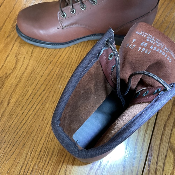 Golden Retriever leather lace-up Work Boots #9941 - Men’s sz 9 main image 7